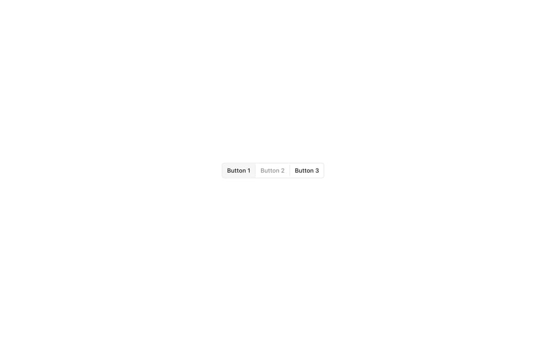 Reshaped Toggle button group preview
