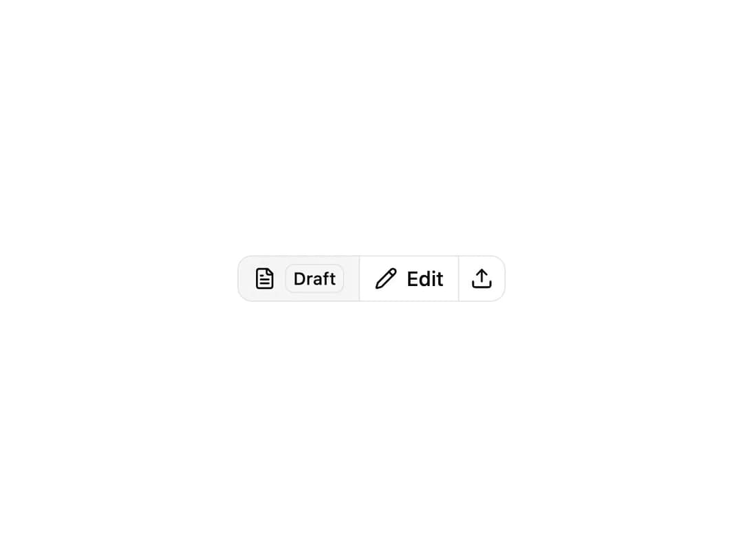 ReUI Button Group preview