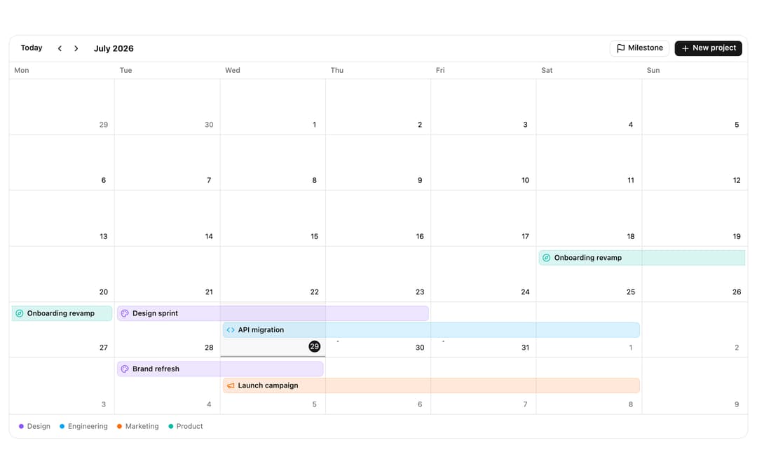 ReUI Event Calendar preview