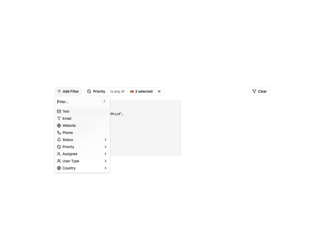ReUI Filters preview
