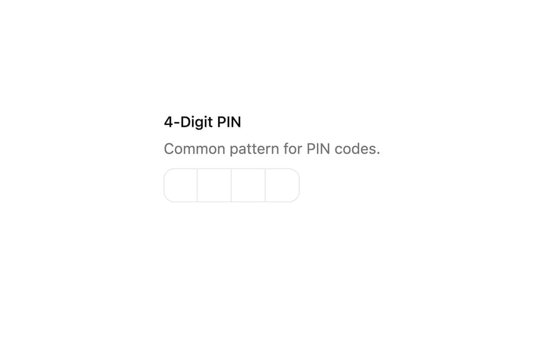 ReUI Input OTP preview