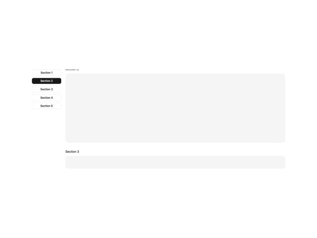 ReUI Scrollspy preview