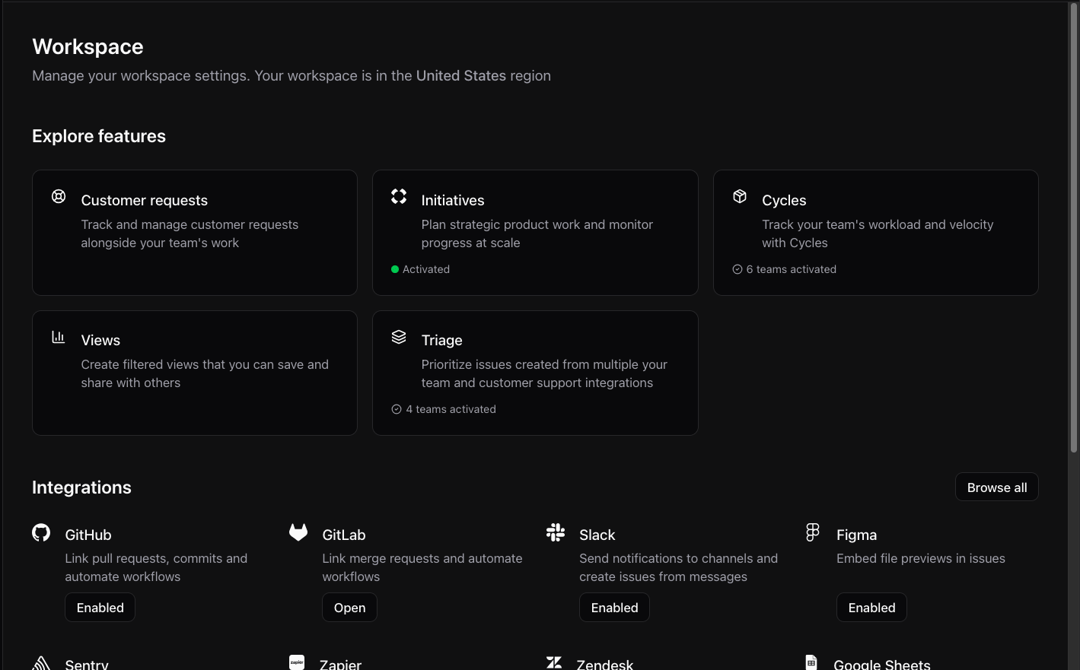 settings preview