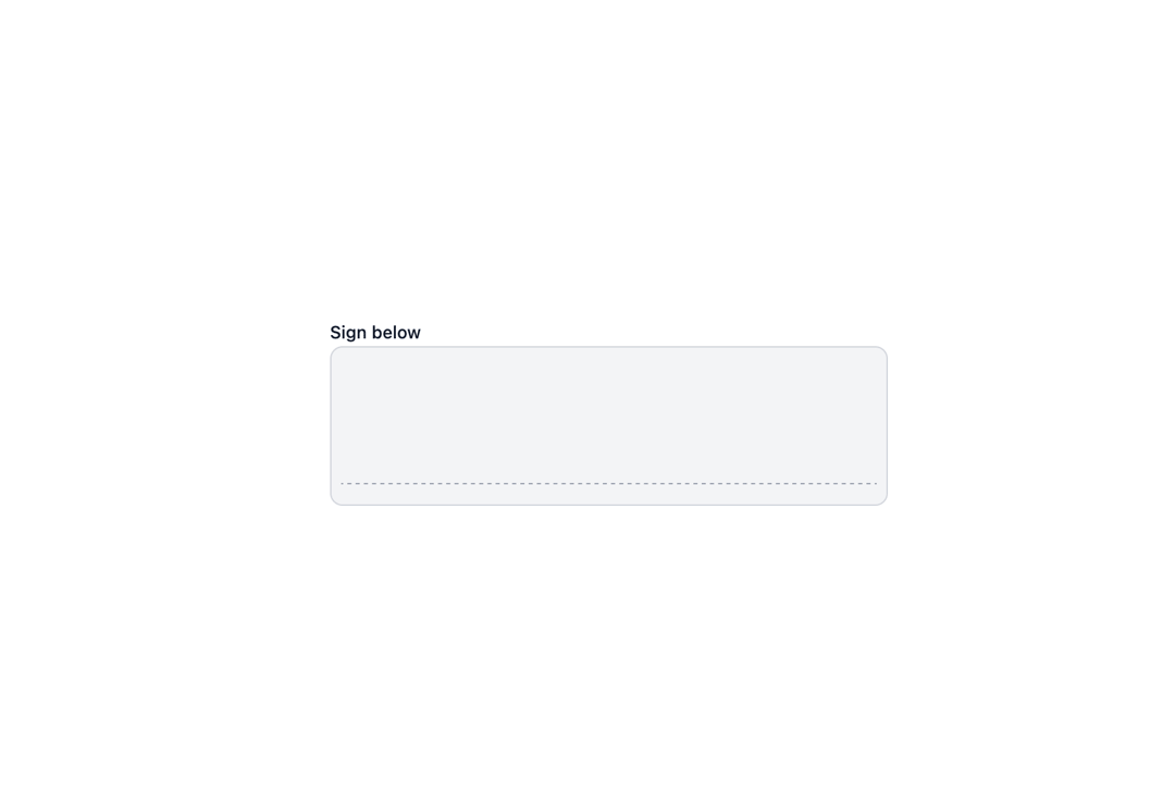 Signature Pad preview