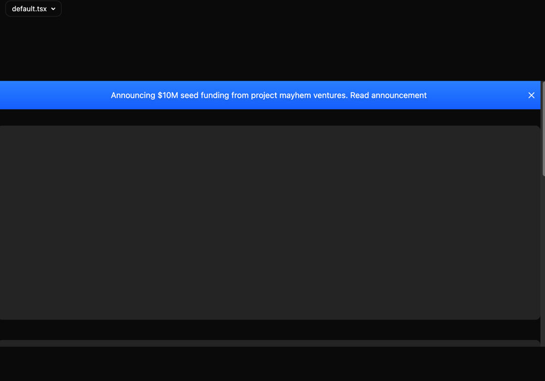 Sticky Banner preview