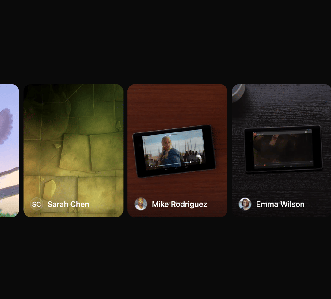 Stories Carousel preview