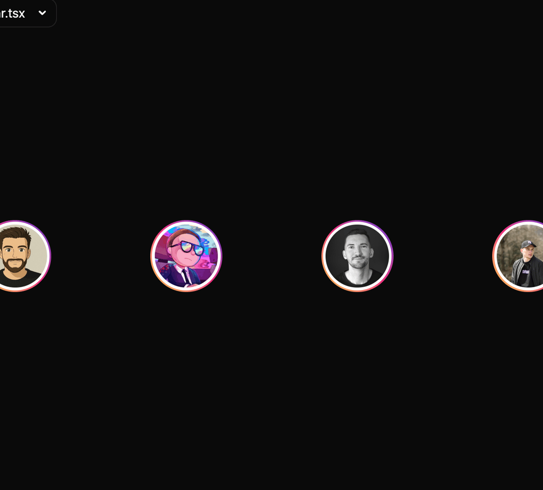 Stories Carousel preview