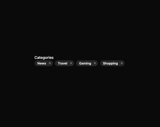 Tag Group preview