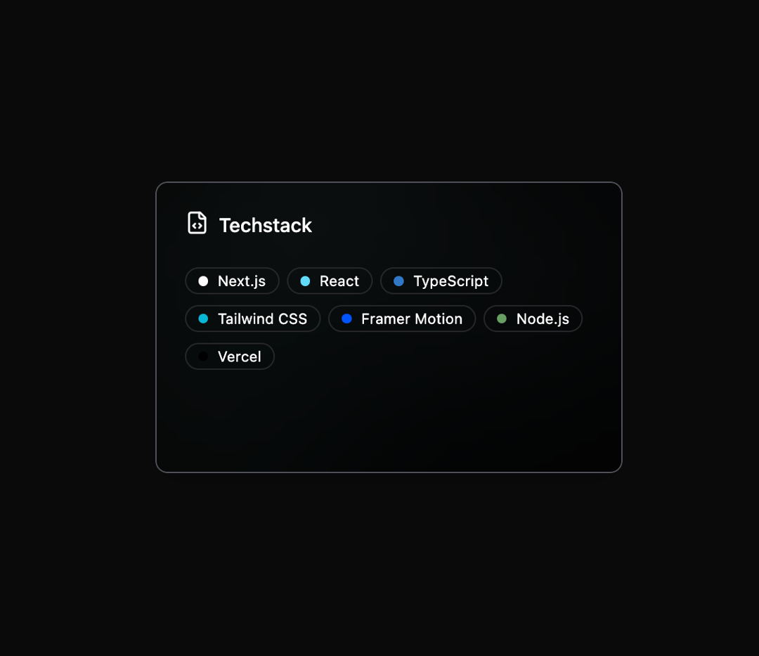 Tech Stack preview