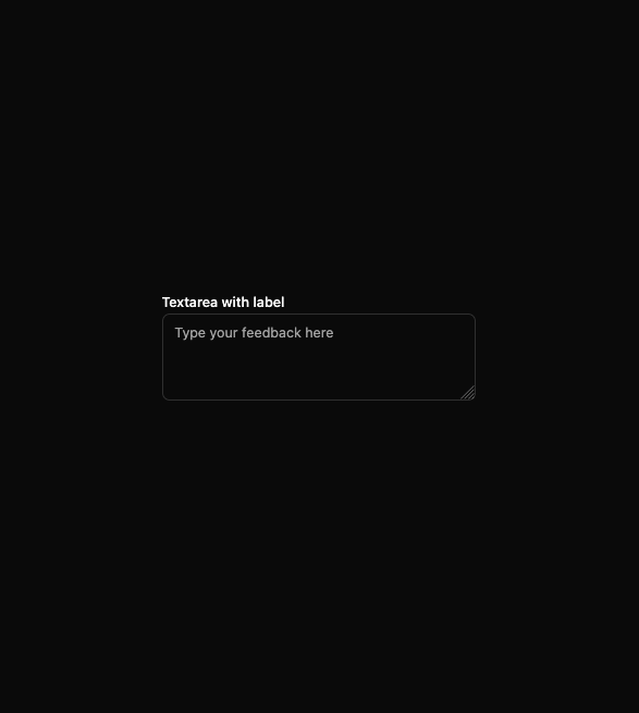 Text Area preview
