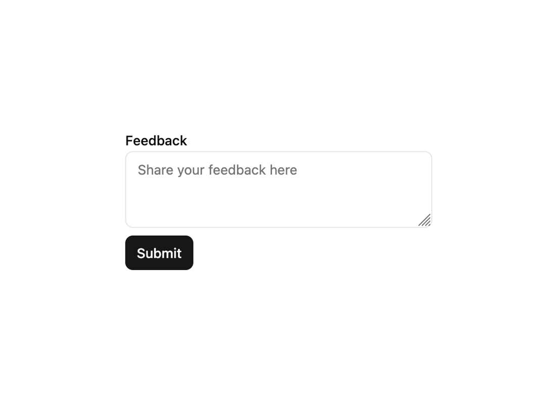 Textarea with button preview