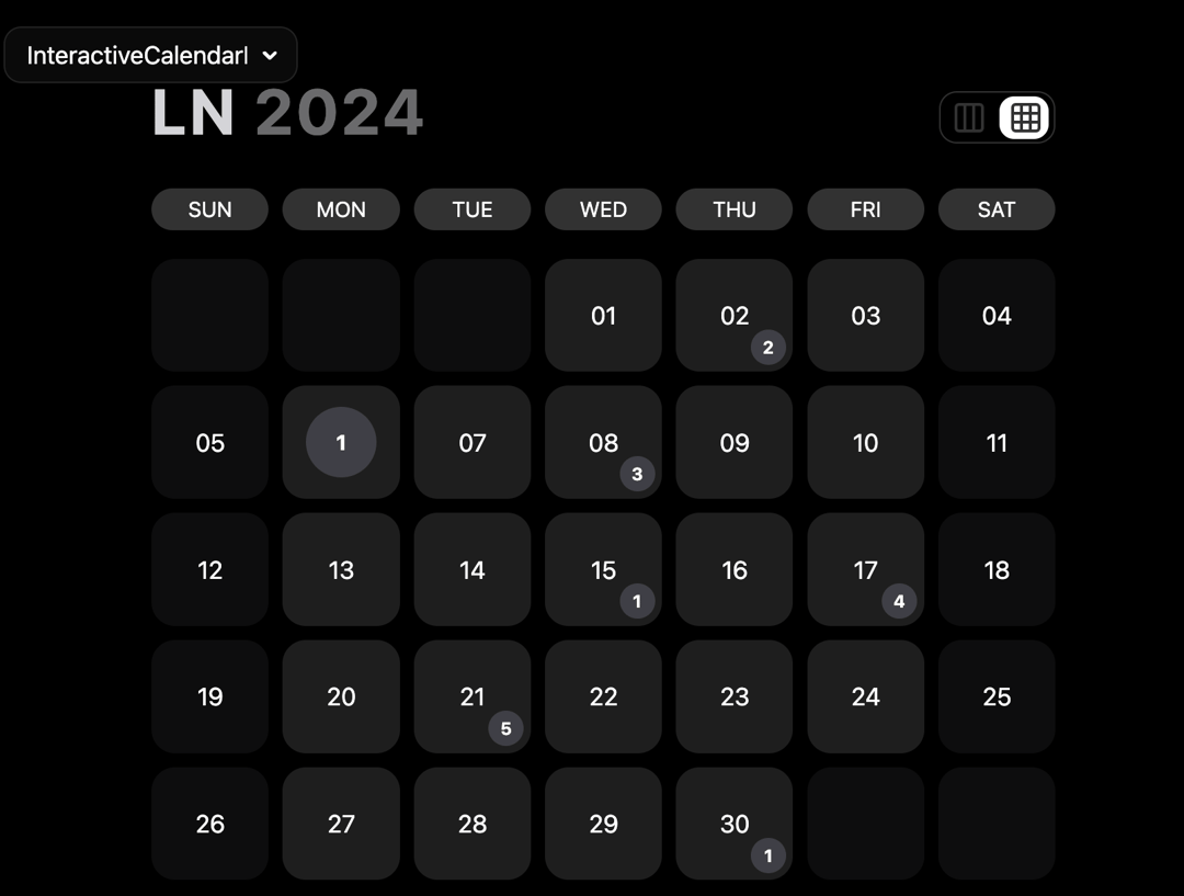 Visualize Booking preview