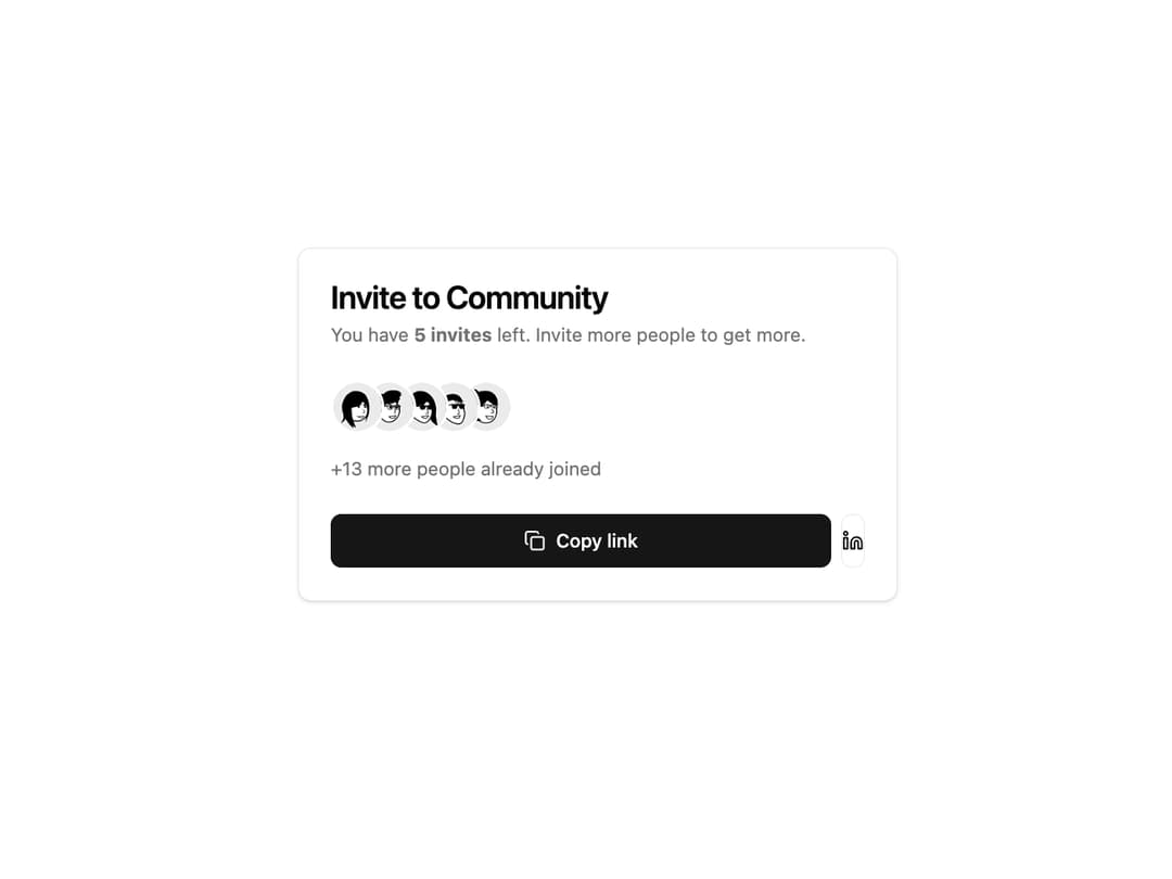 Invite Card preview