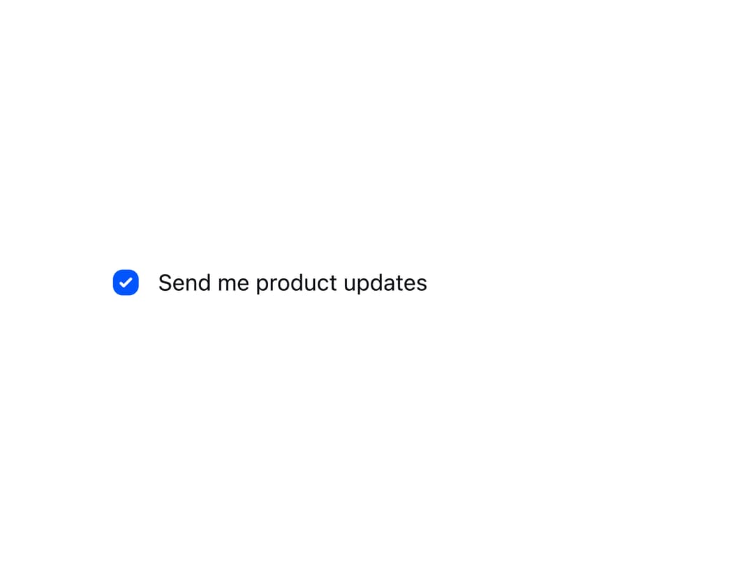 Checkbox preview