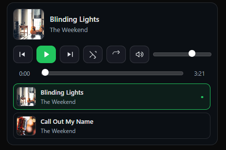 Music Player preview