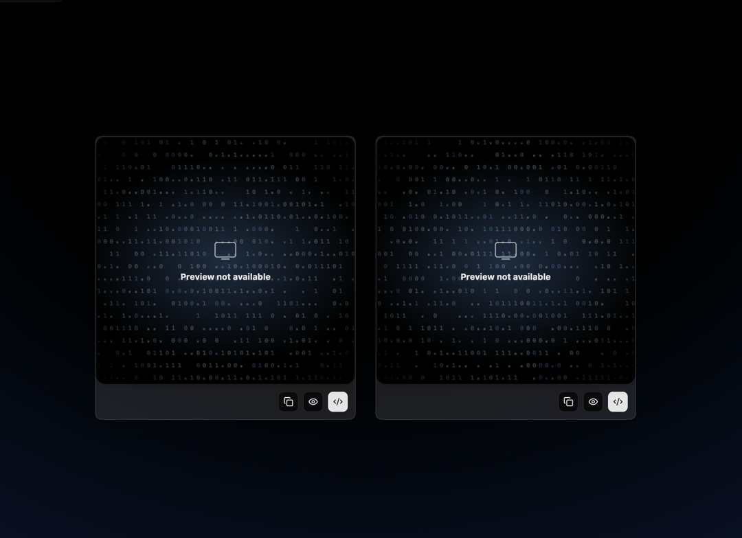 Fallback Card preview