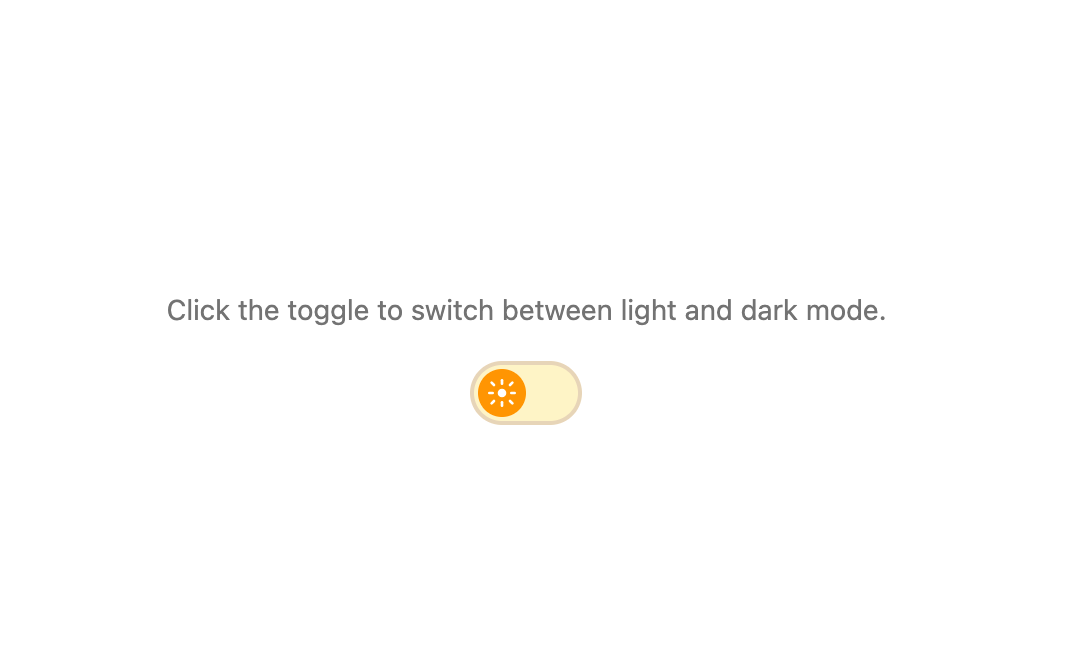 Theme Toggle preview
