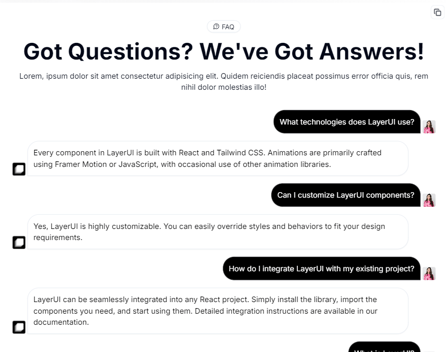 chatfaq preview