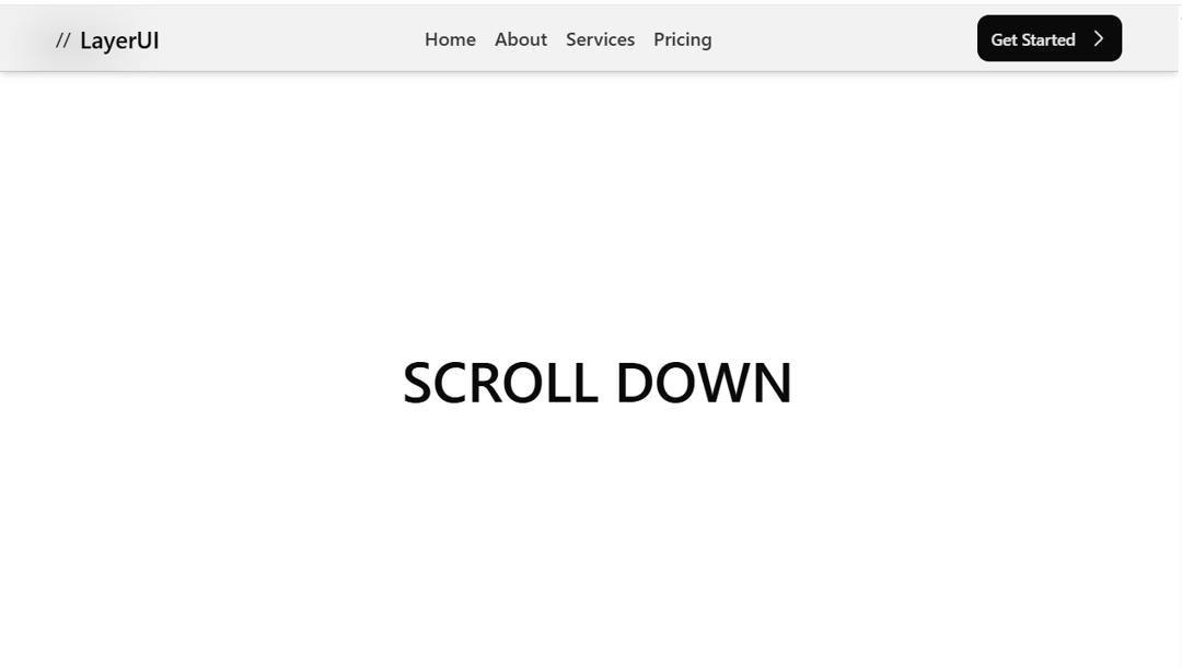 scrollhidenavbar preview