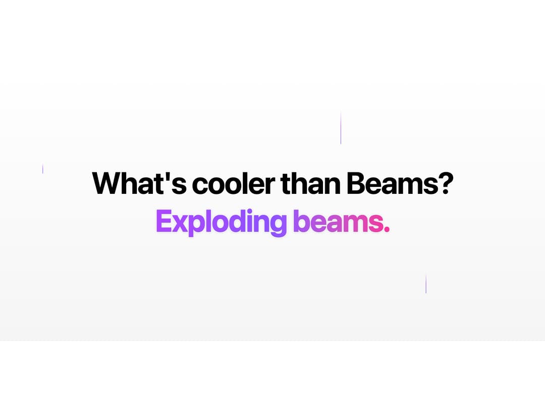 Background Beams With Collision preview