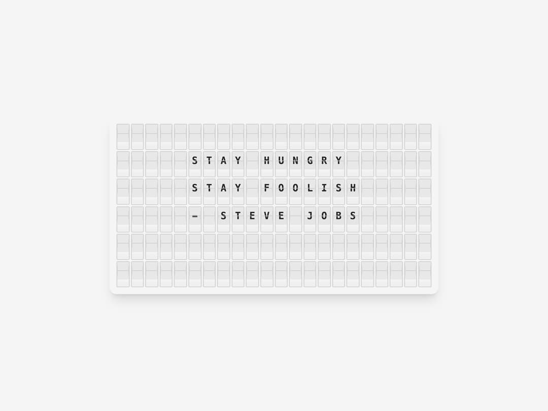 Text Flipping Board preview