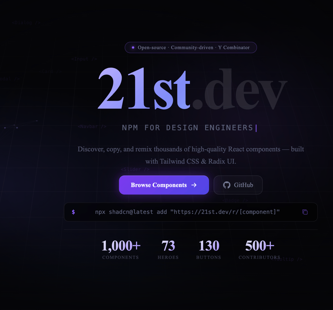 Dev hero preview