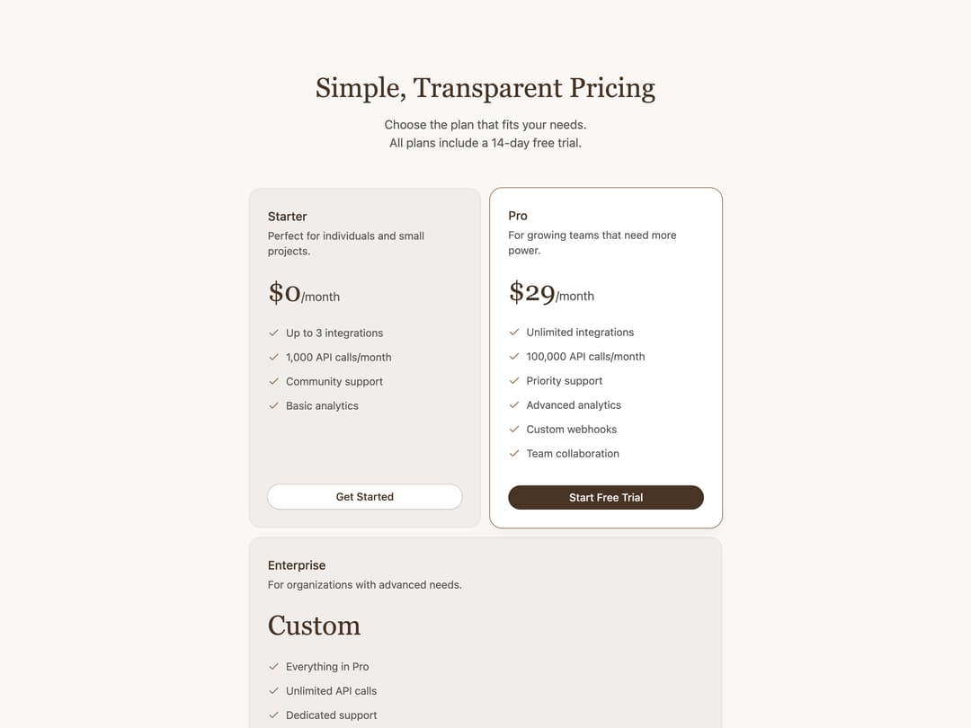 Pricing 1 preview