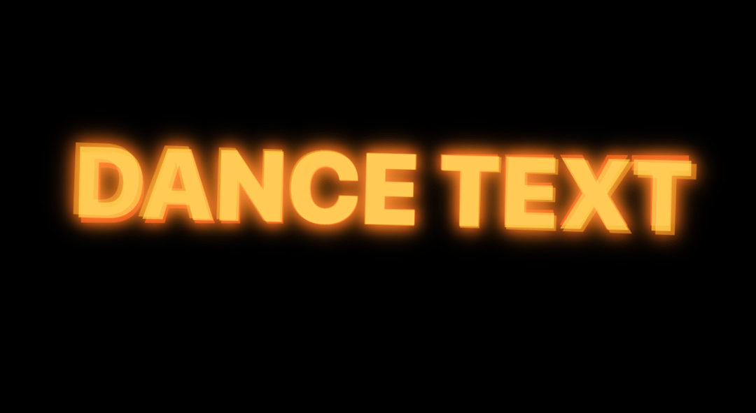 Dance Text Animation preview