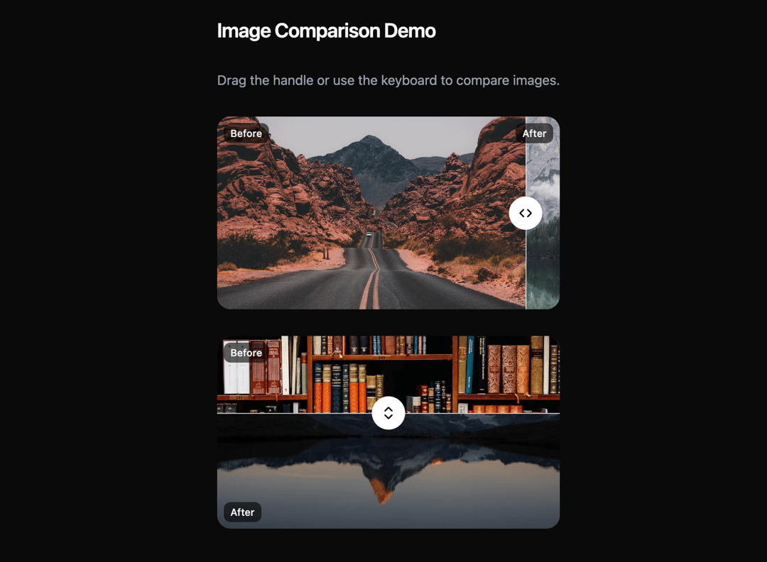 Image Comparison preview
