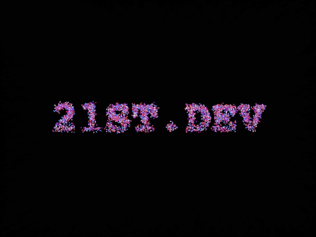 Interactive Particle Typography preview