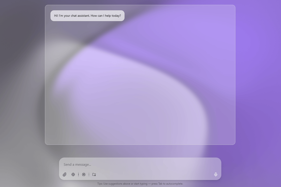 Chat Page preview