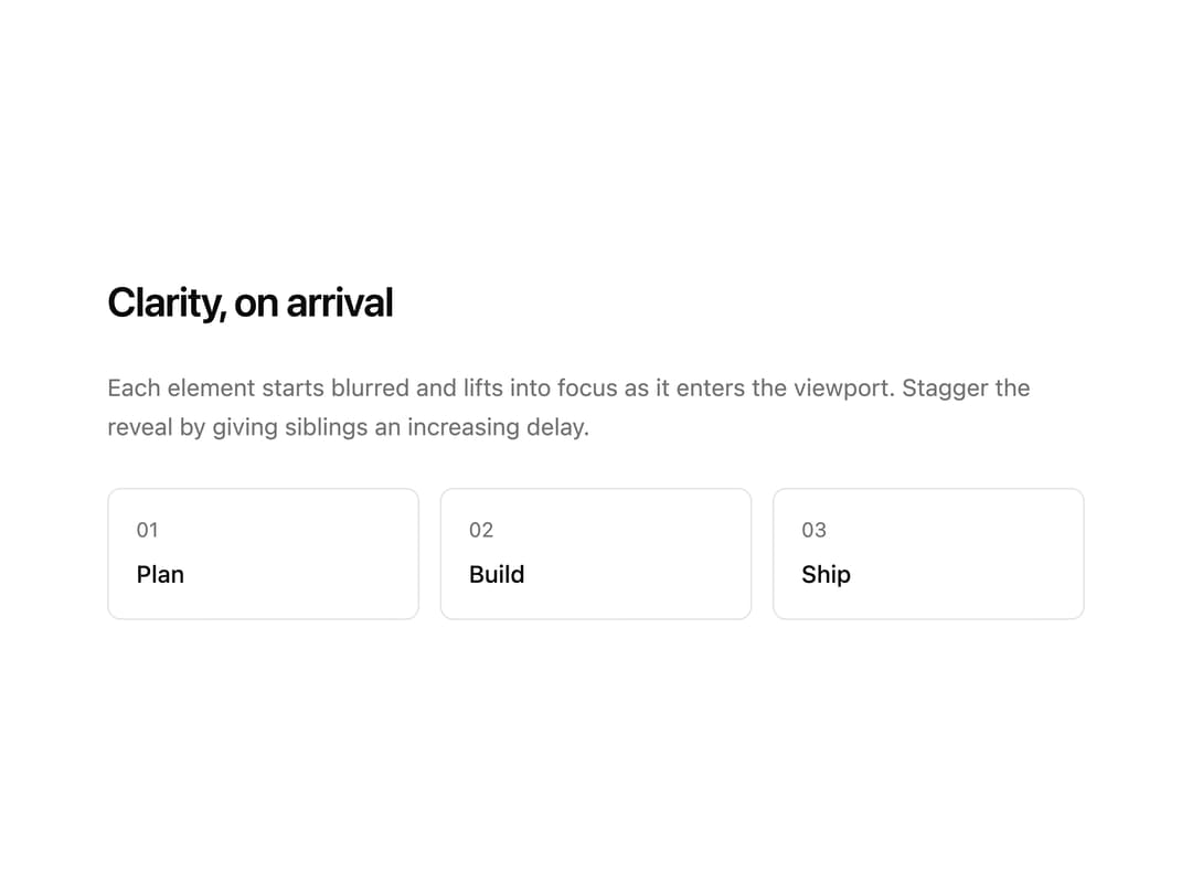 Blur Reveal preview