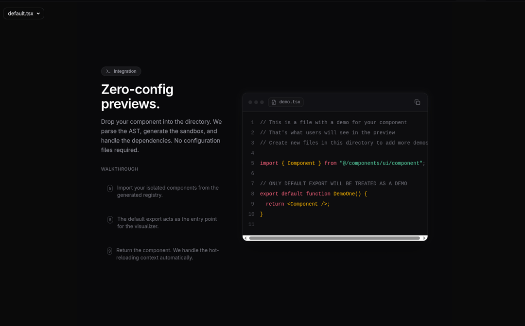 DevTool Landing Page preview
