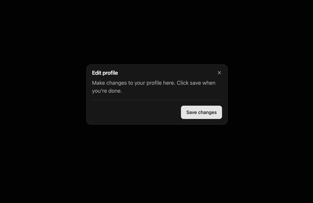 Dialog preview