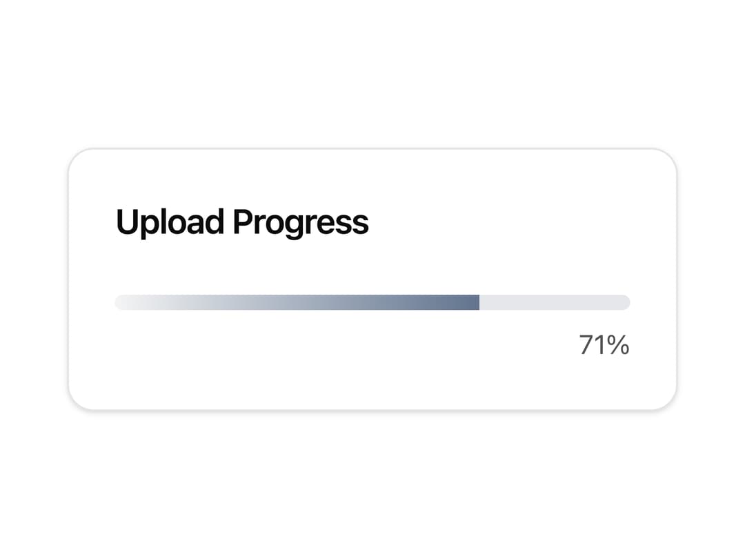 Animated Progress Bar preview