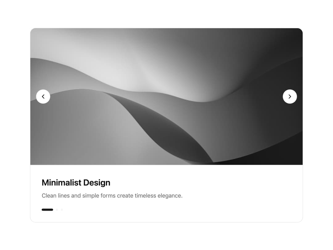 Accessible Image Slider Card preview