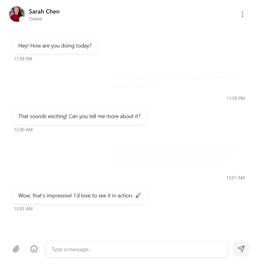 AI Chat-bot preview