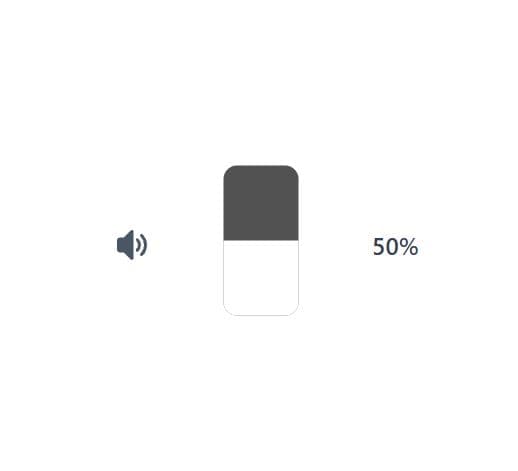 Vertical Volume Slider with Mute Toggle preview