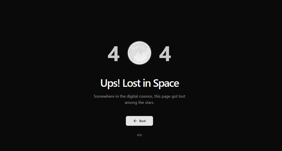 Cosmic 404 preview