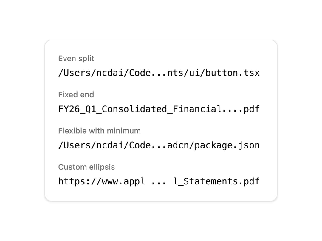 Middle Truncation preview