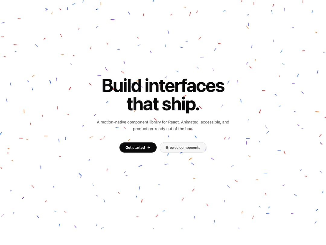Interactive Dot Grid Hero preview