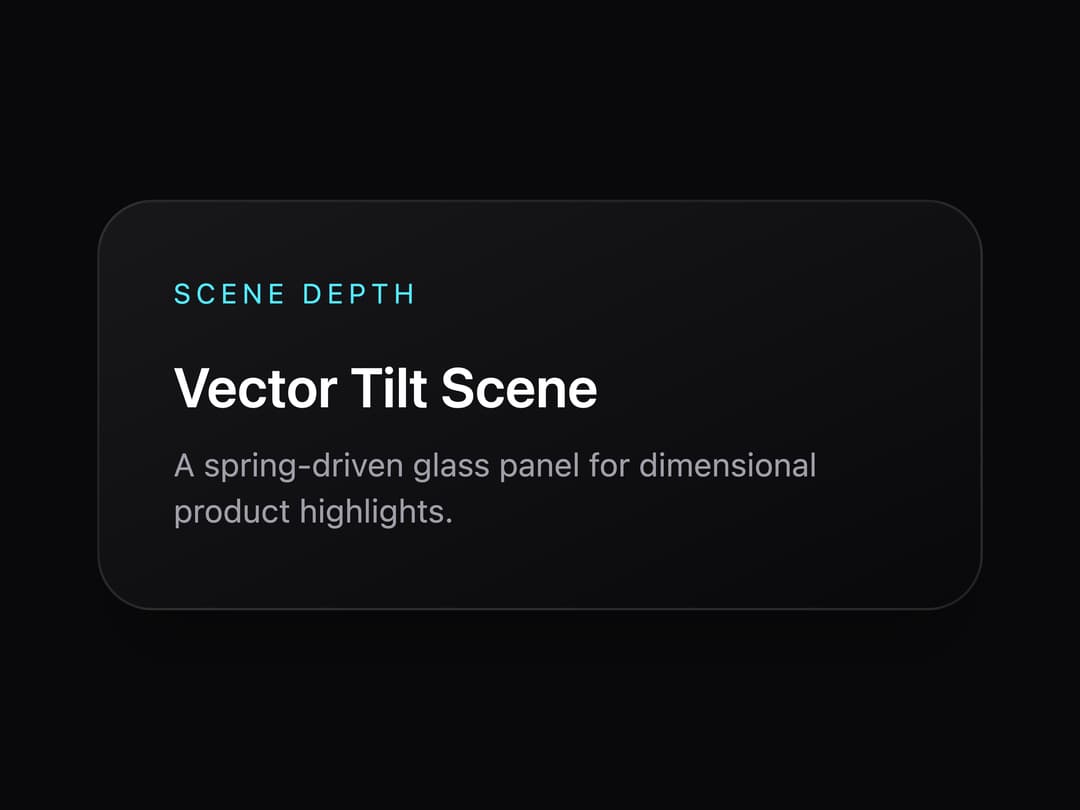 Vector Tilt Scene preview