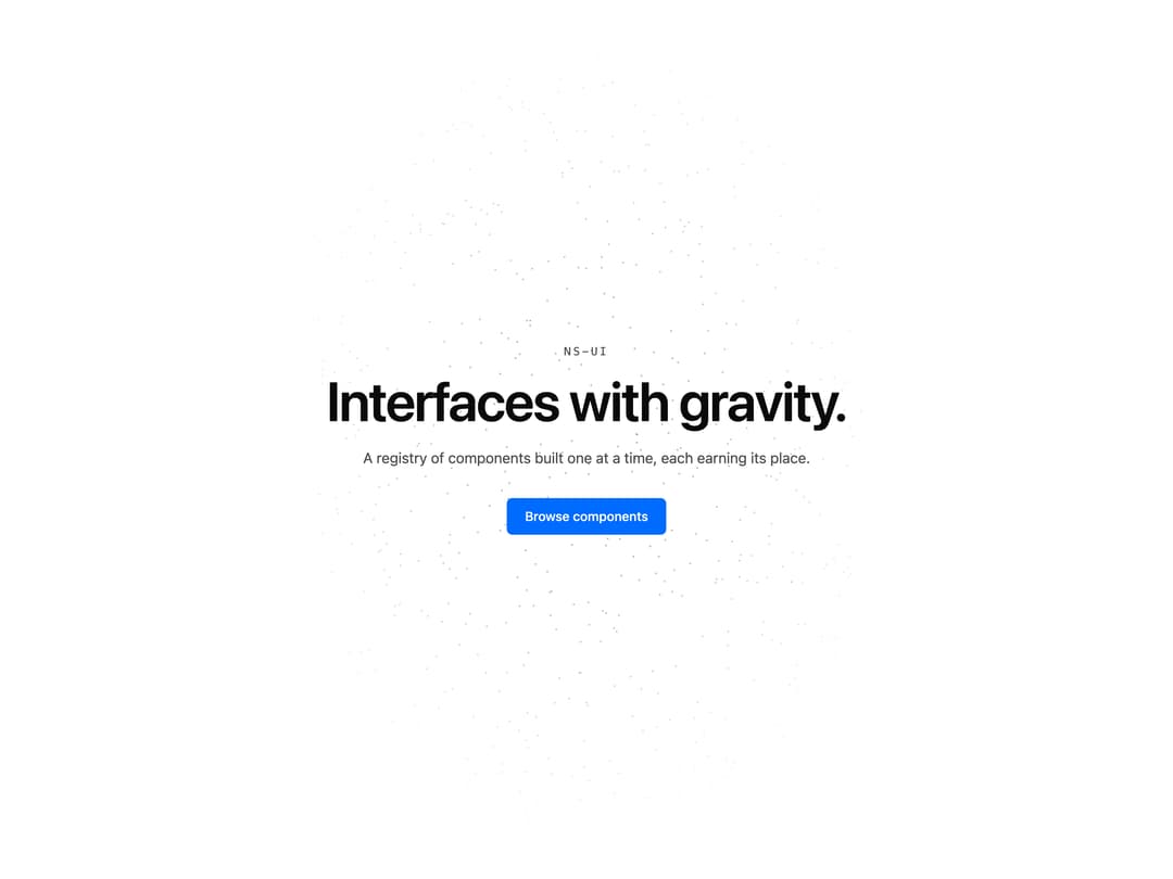 Hero Particles WEBGL preview