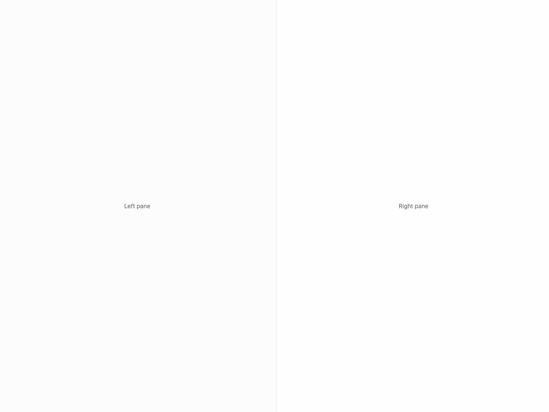 Split Pane Weighted preview
