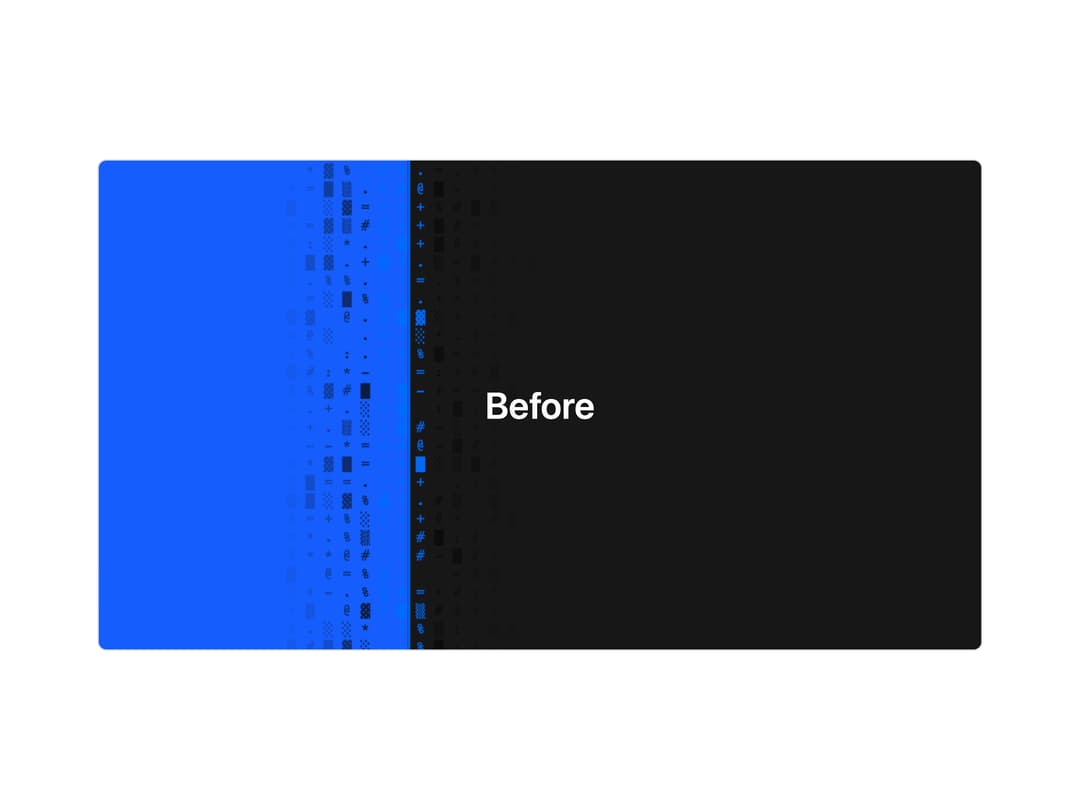 ASCII Dissolve Transition preview