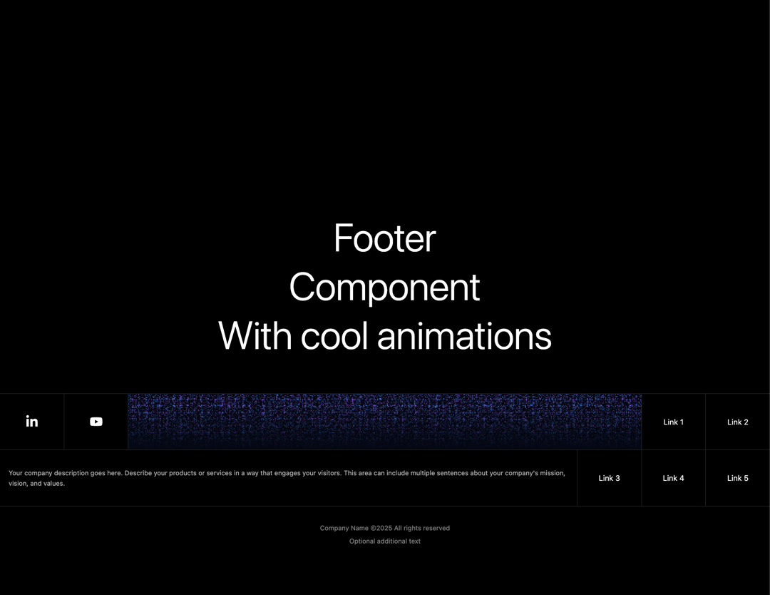 Animated Footer preview