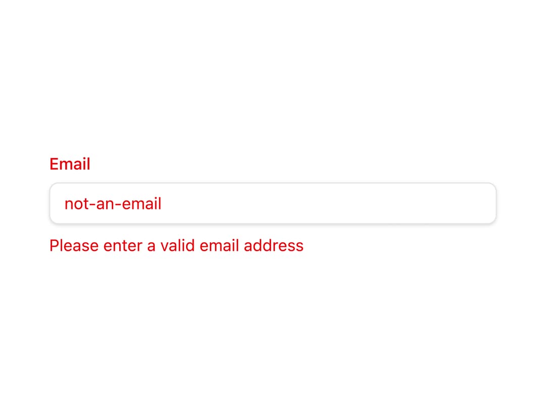 Form Input preview