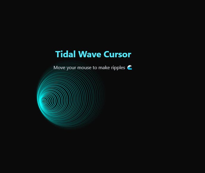 Tidal Cursor preview