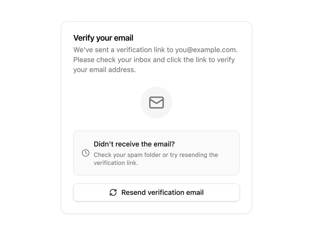 Auth Verify Email preview