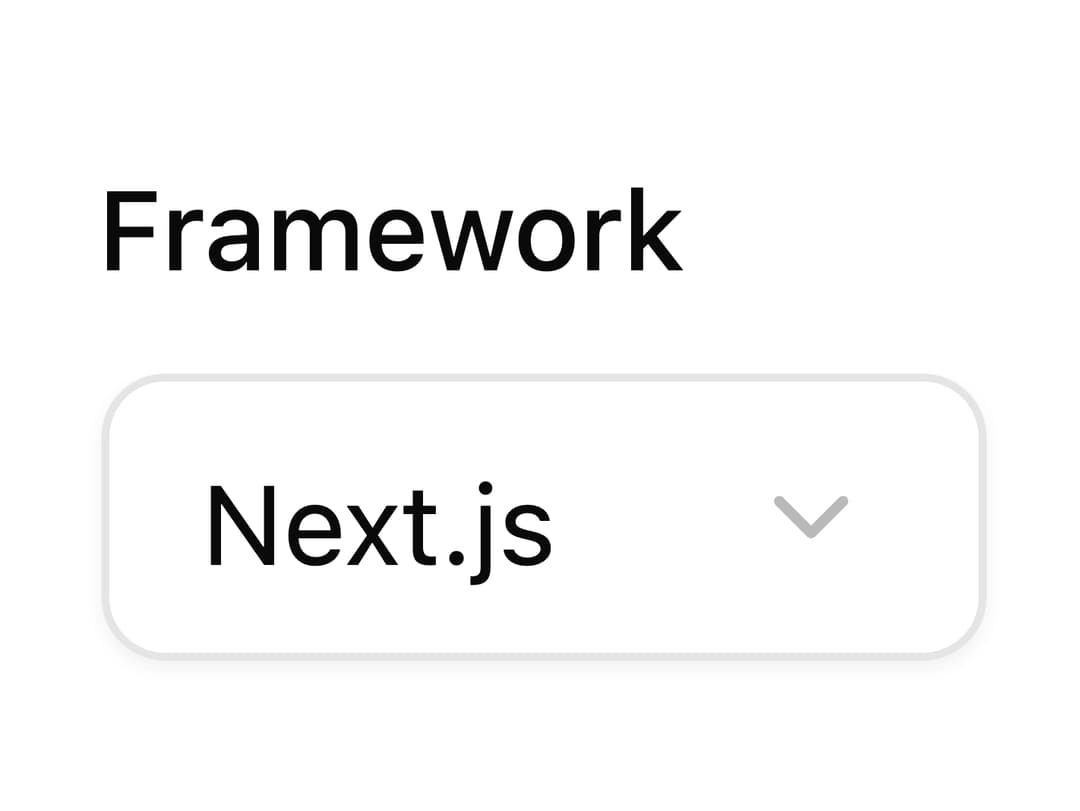 Native Select preview